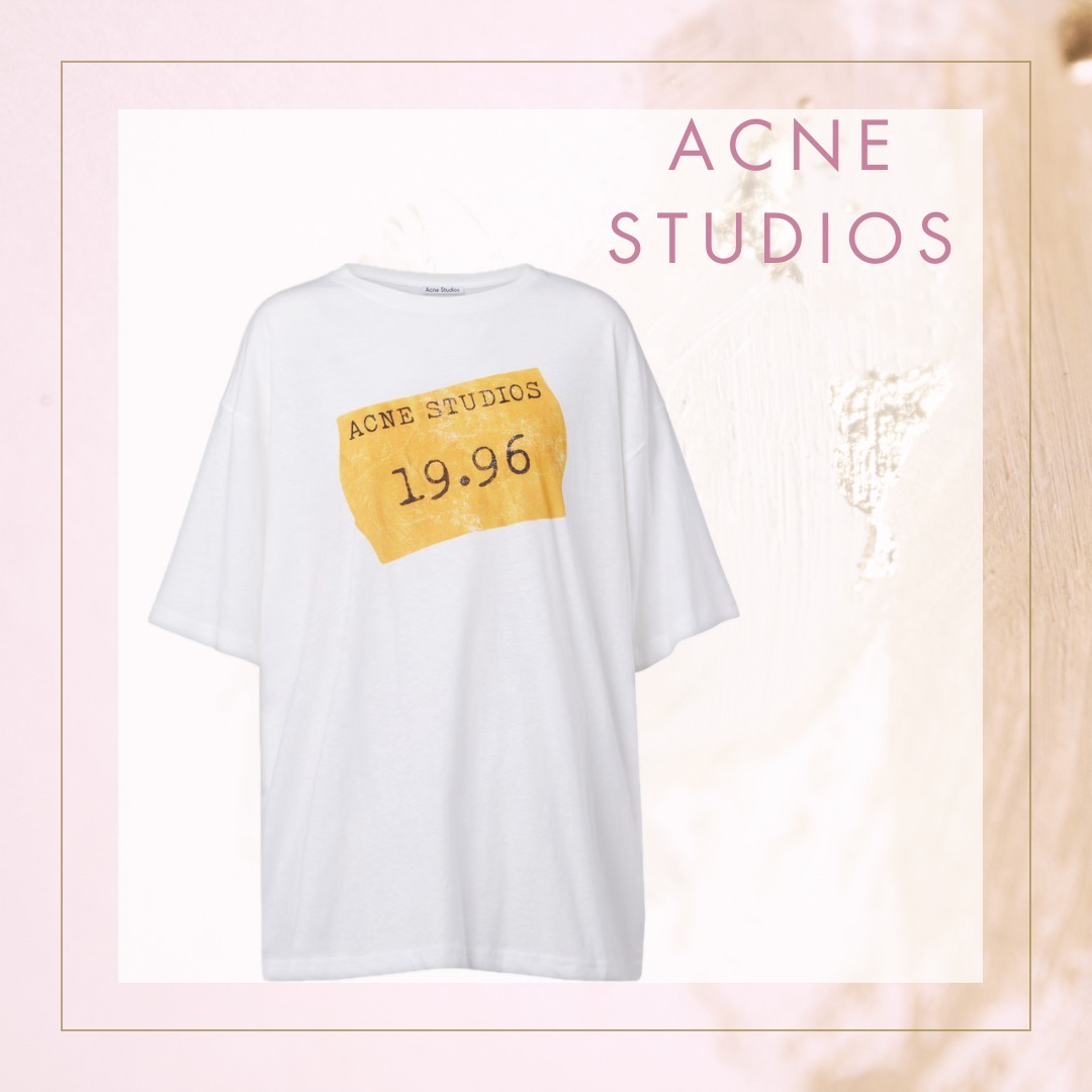 ロゴ コットンブレンド ジャージーTシャツ