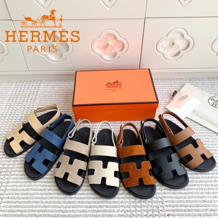 【ストラップ歩きやすい】HERMES ジニアス サンダル