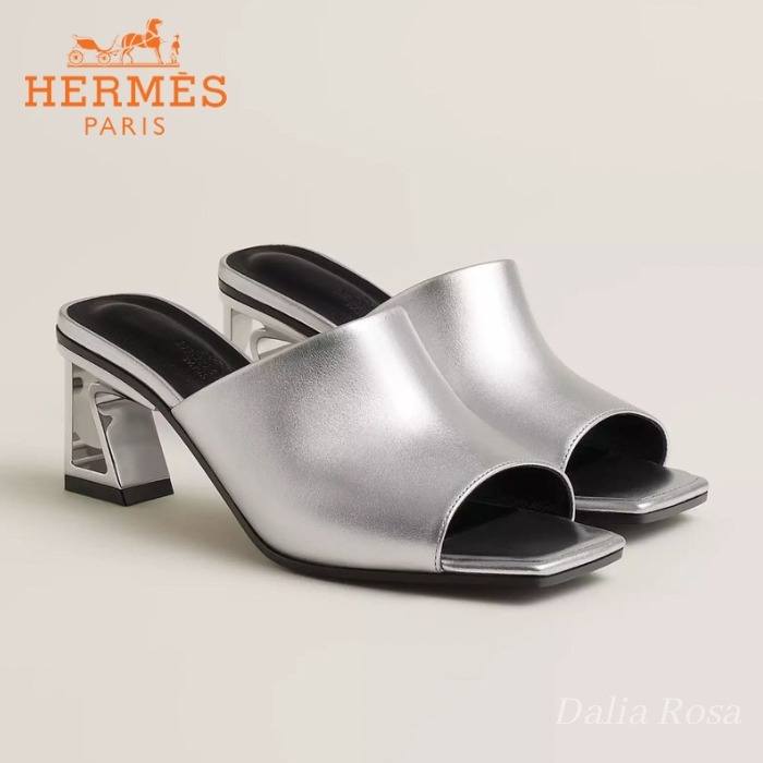 彫刻のようなヒールが印象的【HERMES】カイリー60サンダル
