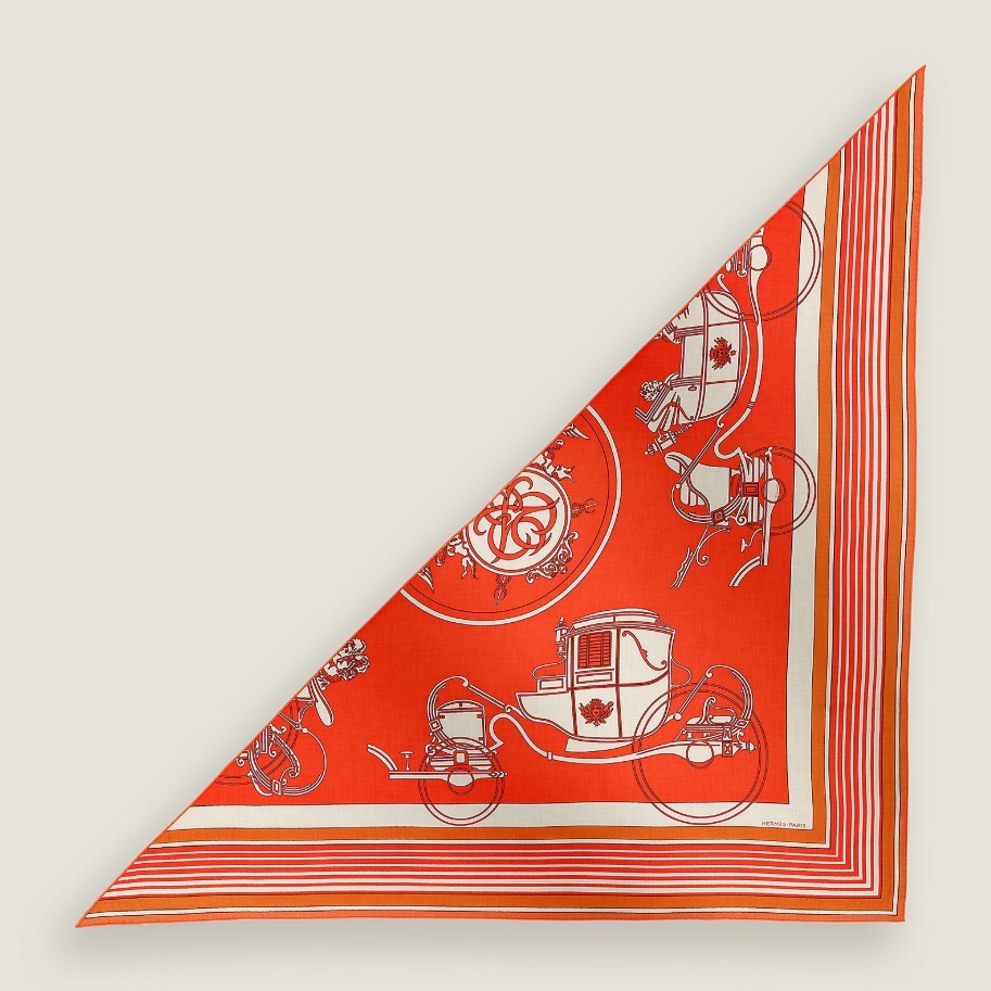 ＊大人気＊【HERMES】スカーフ《Ex-Libris》トイアングル
