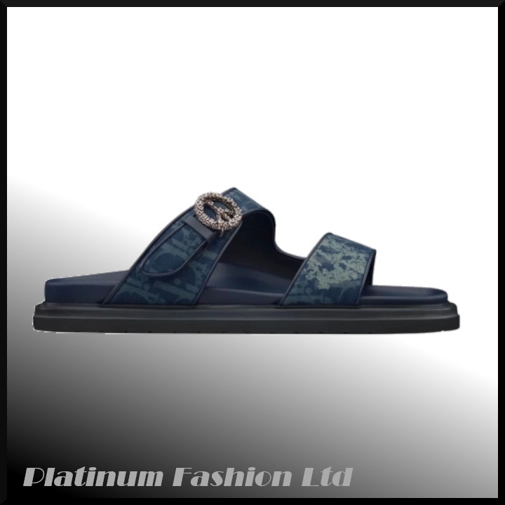 コラボ【Denim Tears x Dior】aquasandals ObliqueAnd PeaceSign