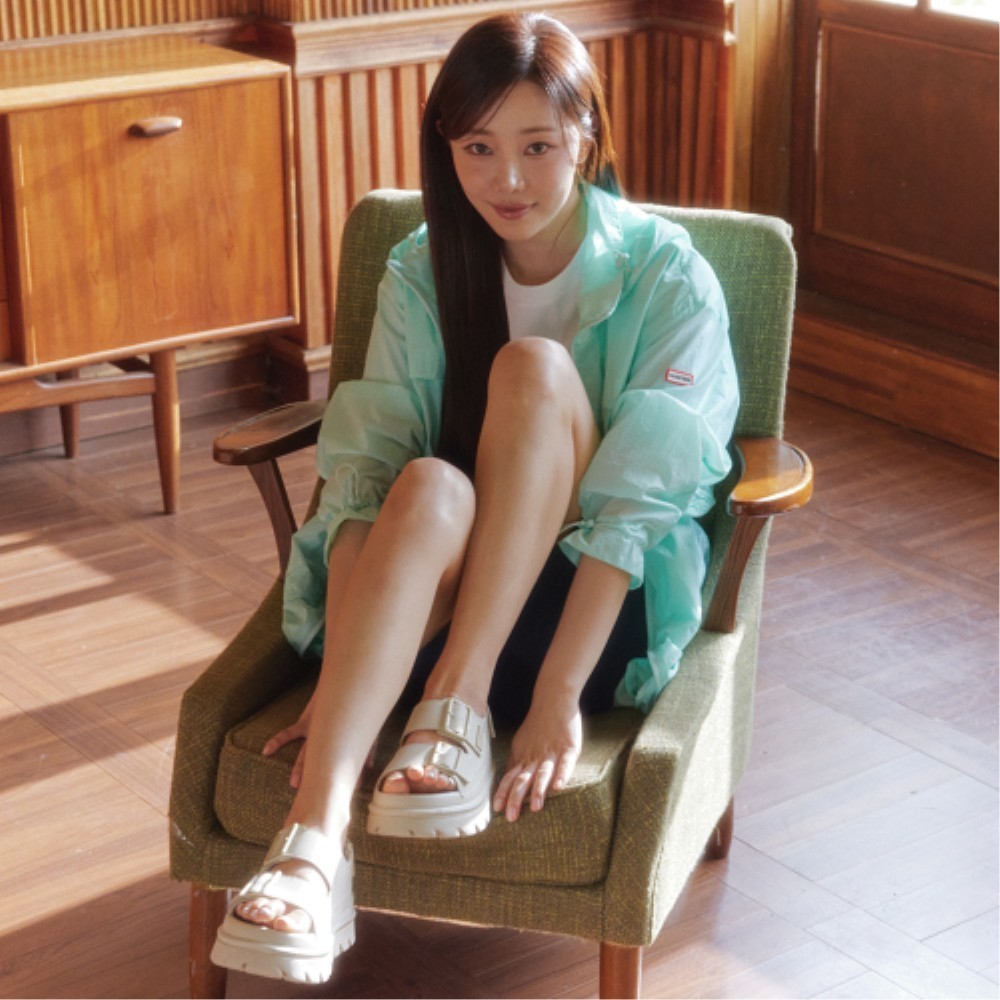 ★HUNTER★ ISAN WEAR WOMEN LIGHT ALGAEFORM BUCKLE PLATFORM S