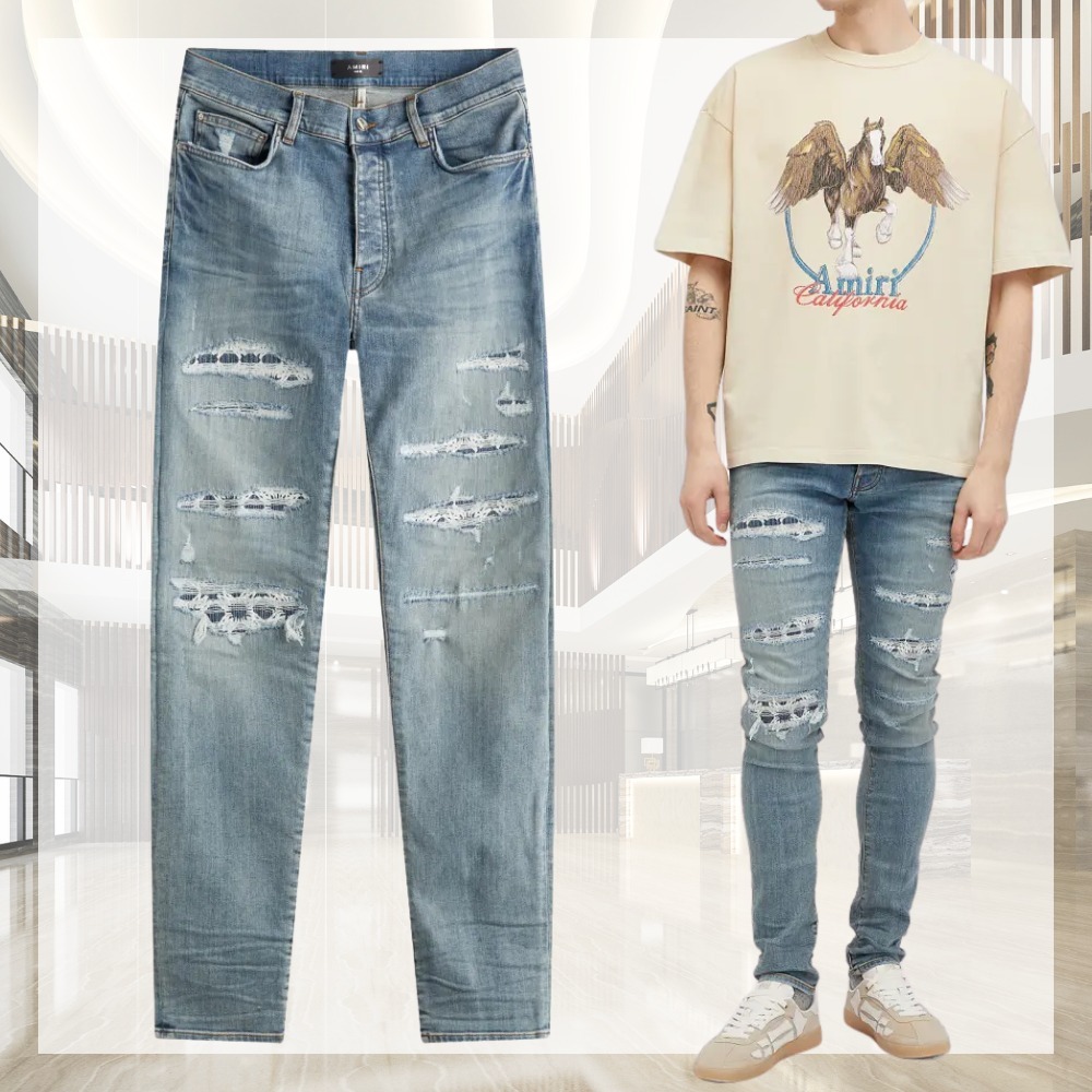 ヴィンテージの魂を宿す【AMIRI】MA リペアスキニージーンズ