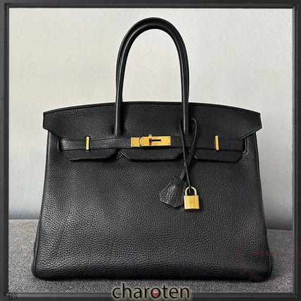 HERMES(エルメス) トートバッグ 【追跡付】絶対欲しい☆一生もの♪バーキン３５黒トゴG金具