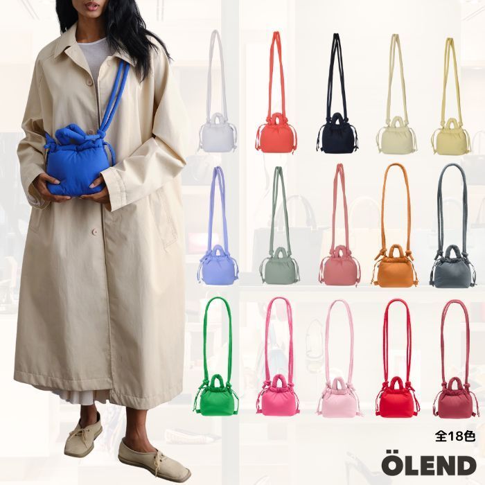 大人気【OLEND】 Micro Ona Soft Bag ふわふわ3wayバッグ