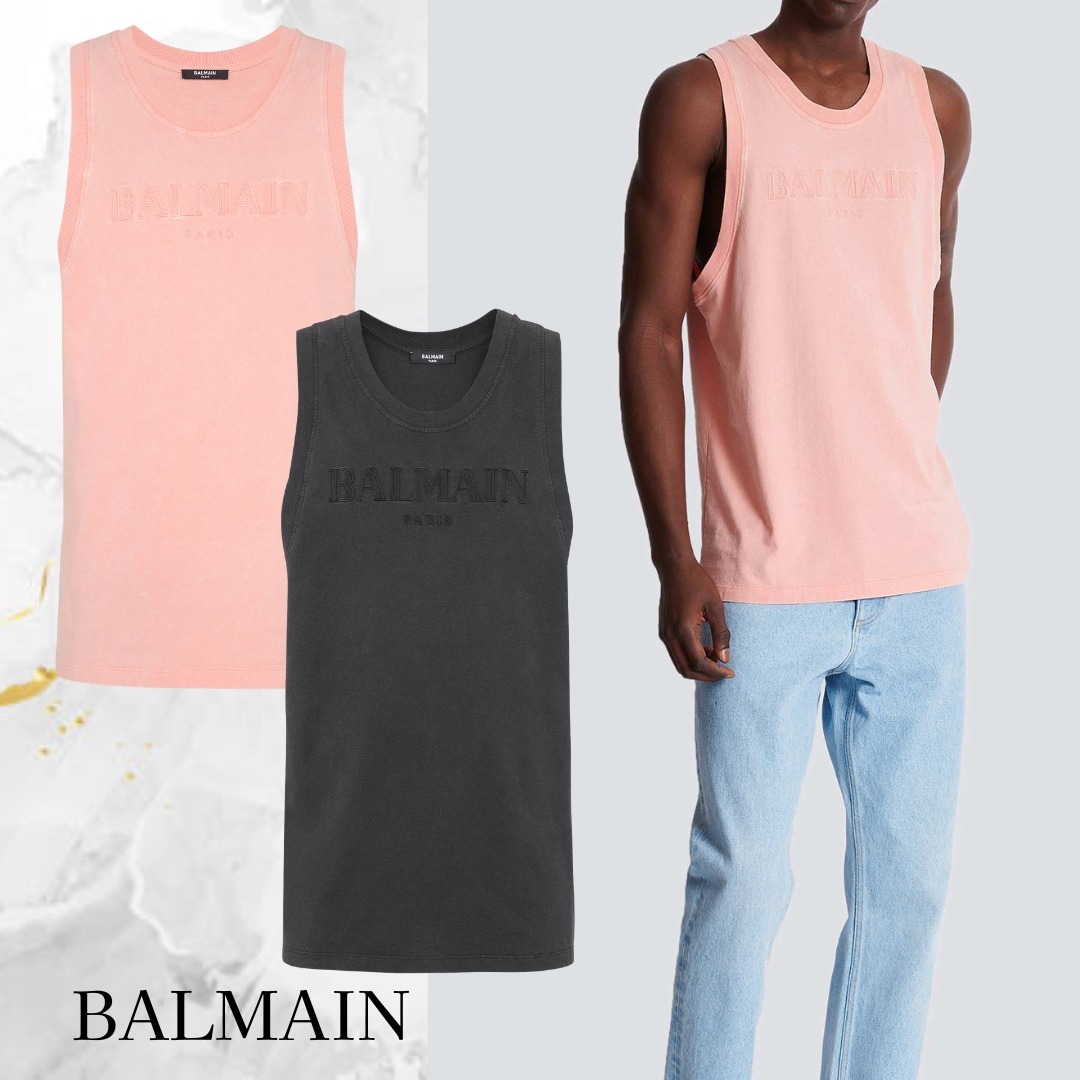 BALMAIN☆Balmain ヴィンテージ エンブロイダリー タンクトップ