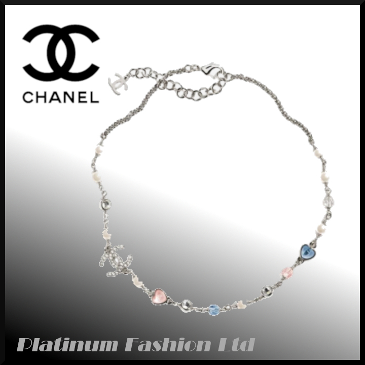 送料込◆入手困難品♪【CHANEL】ネックレス メタルレジン ハート