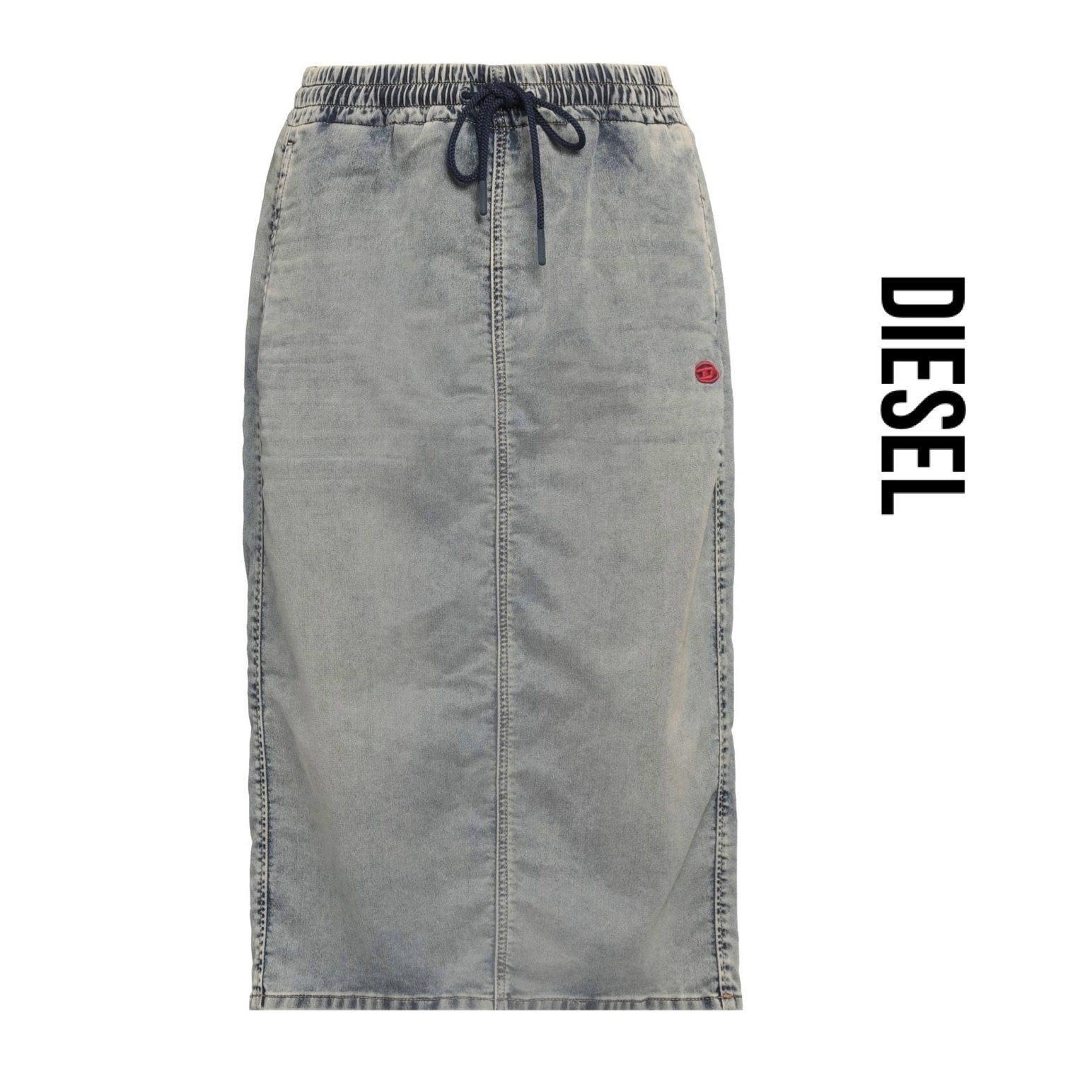 送料関税込み☆DIESEL ロゴ デニムスカート