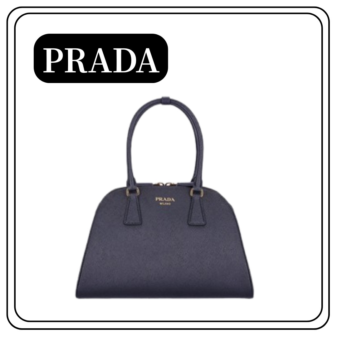 【PRADA】サフィアーノレザーハンドバッグ ハンドバッグ