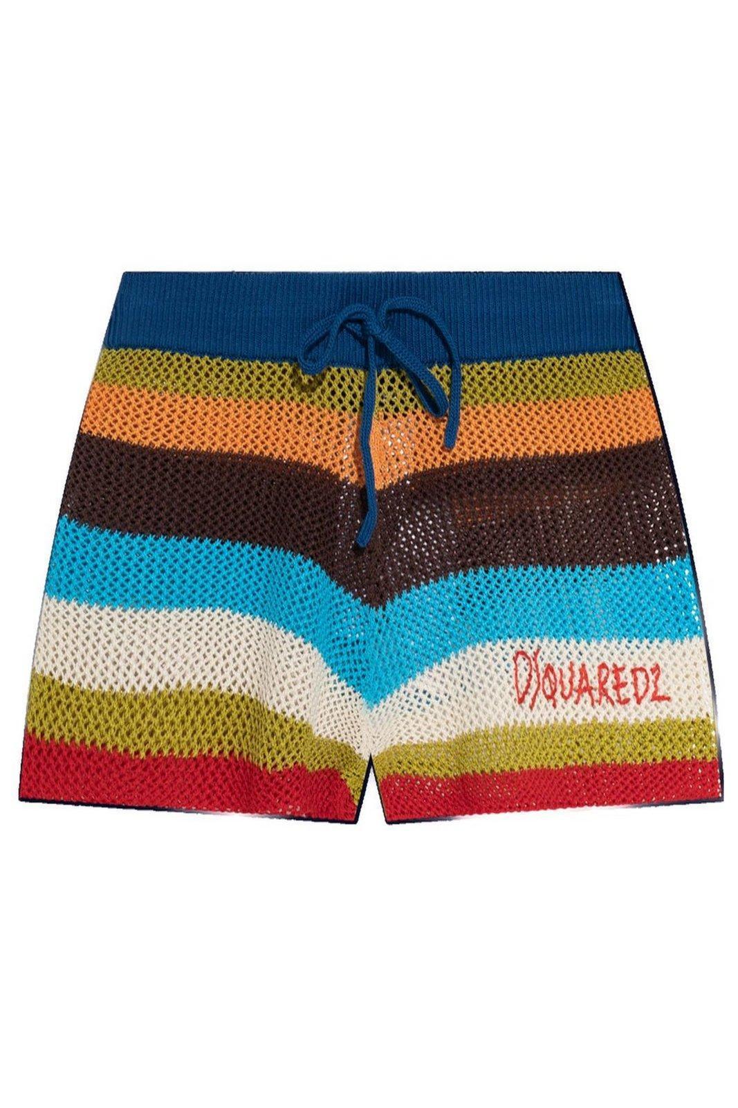 【送料&関税込】Dsquared2 Summer Lovers Knitted Shorts