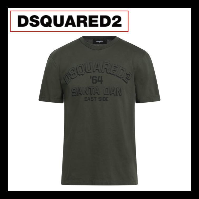 【DSQUARED2】半袖 クルーネック Tシャツ（ミリタリーグリーン）