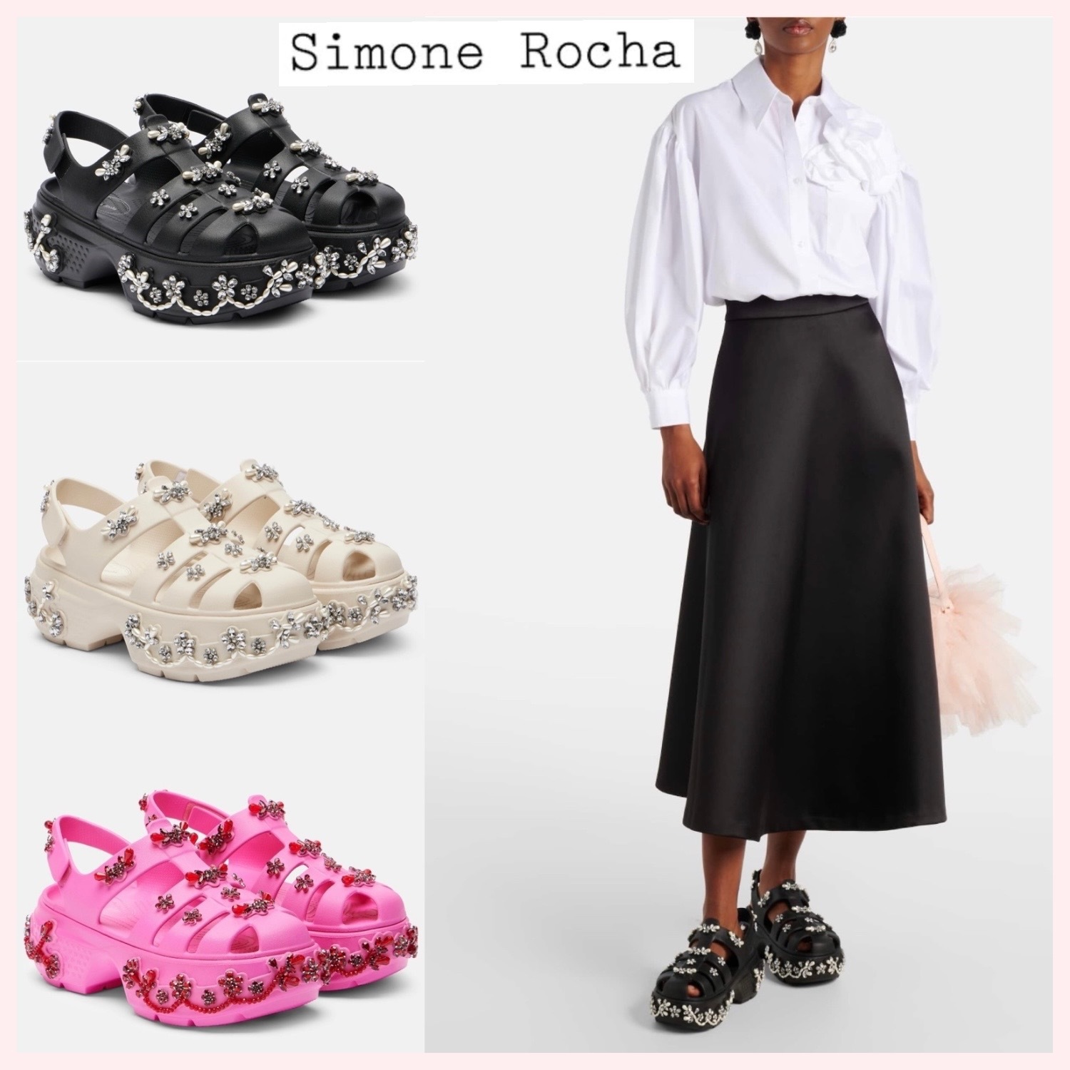 ★Simone Rocha x Crocs★関税込♪日本未入荷♪サンダル