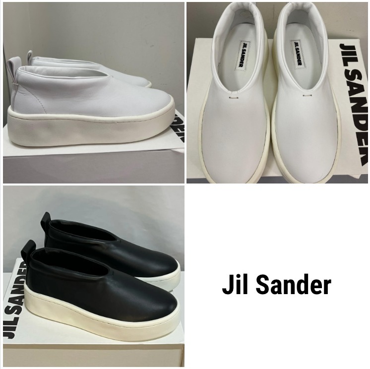 【JilSander】 ジルサンダー 厚底 レザースニーカー