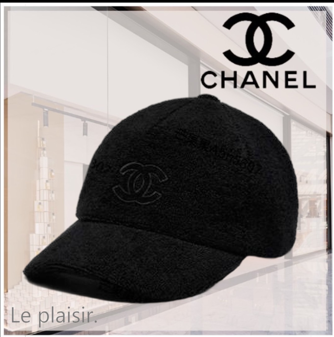 【シンプル☆パイル地】CHANEL キャップ ココビーチ