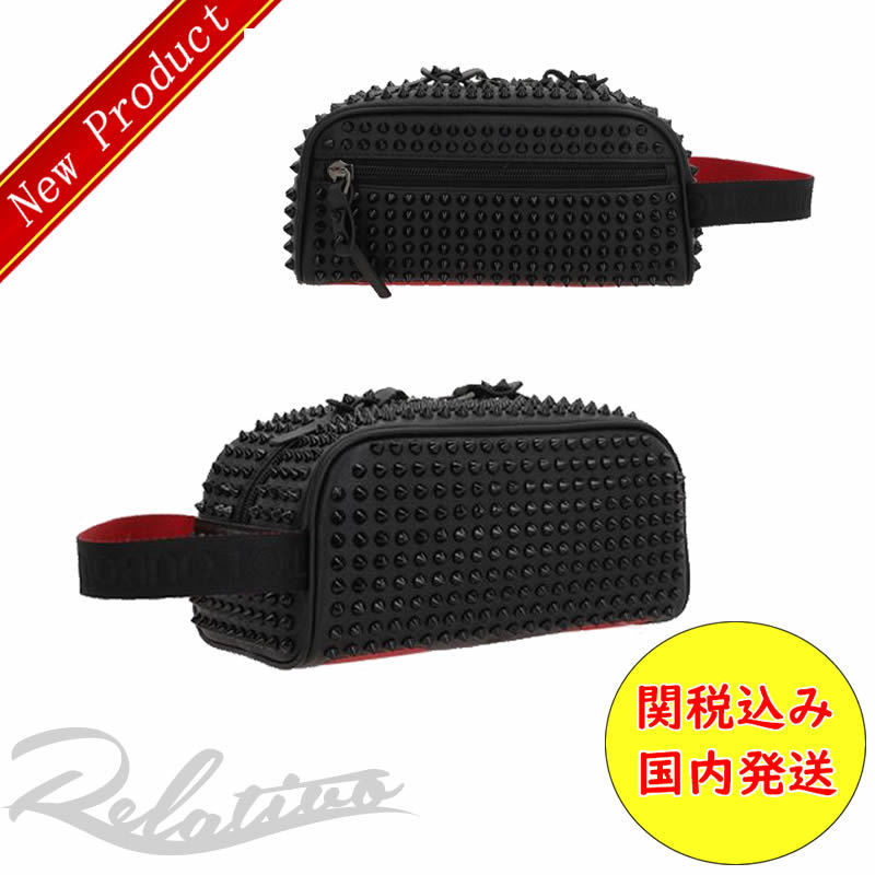 ☆国内発送・関税込☆【Louboutin】Blaster スパイク ポーチ