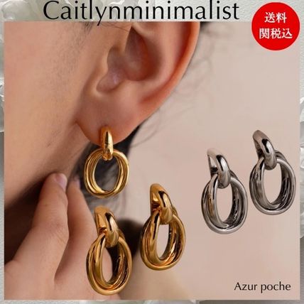 【カスタマイズ】CaitlynMinimalist★パヴェイニシャルピアス Caitlyn Minimalist(ケイトリンミニマリスト) ピアス(レディース