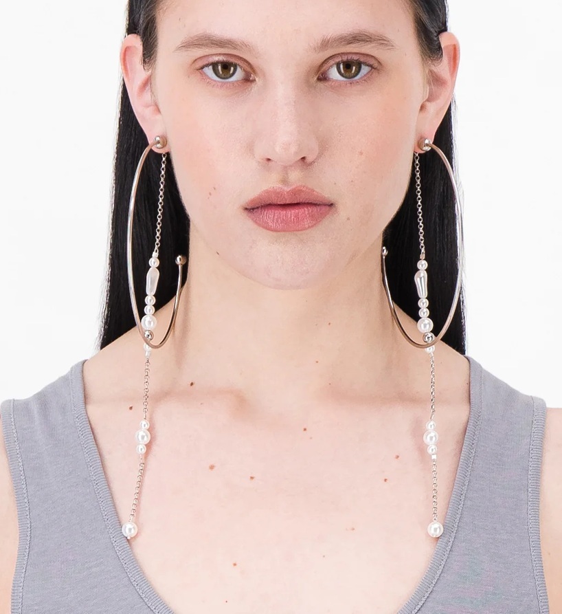 フランス発 ☆Justine Clenquet☆ Lin XL フープ ピアス