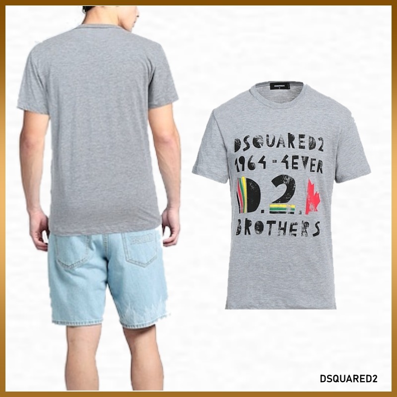 【DSQUARED2】ロゴ プリント Tシャツ クルーネック 半袖