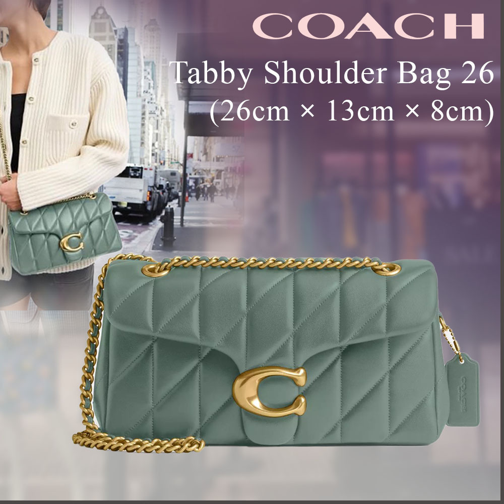 【関税・送料込】Coach コーチ タビー ショルダー バッグ 26