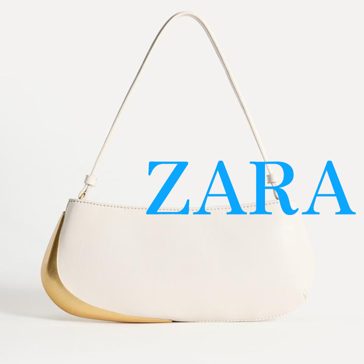 【ZARA】メタルディテールショルダーバッグ 6583/510/850