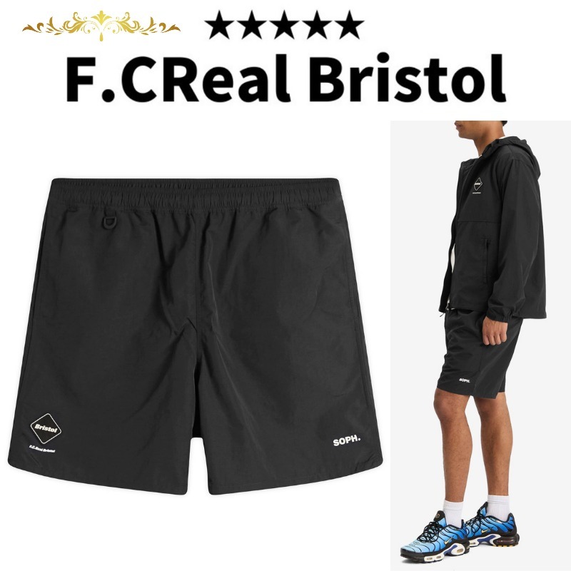 【F.C Real Bristol】イージーショーツ/黒 ☆送料関税込み☆
