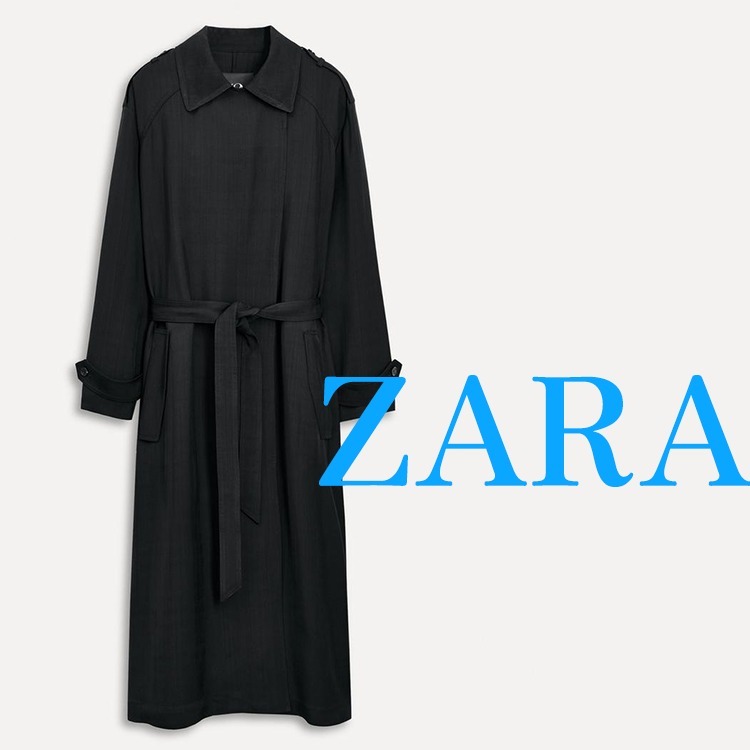 【ZARA】オーバーサイズ トレンチコート 3366/122/800