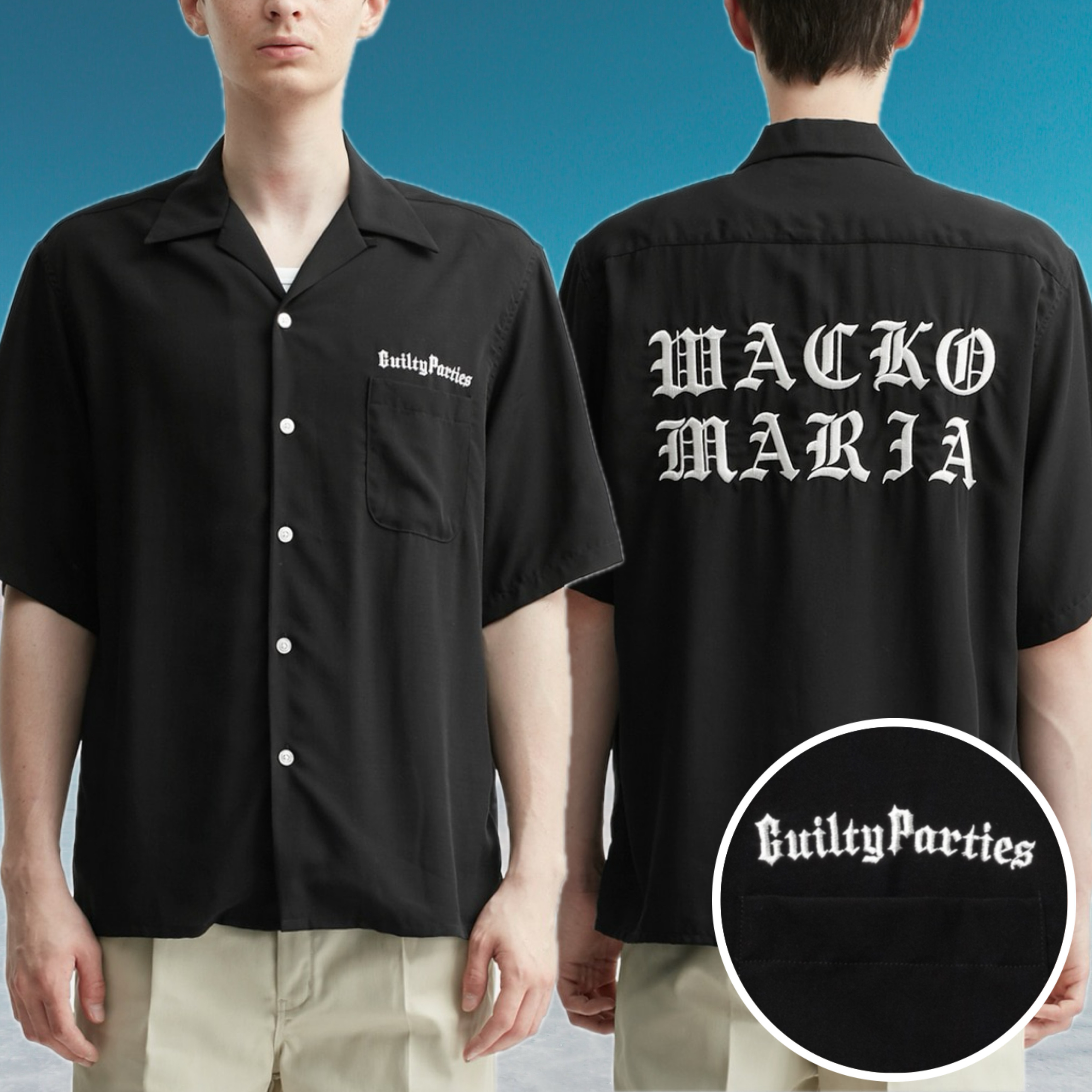Wacko 50's Shirt★ワコマリア ロゴ シャツ