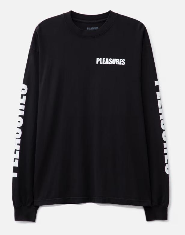 PLEASURES 関税込インパクトスタッフロングスリーブ