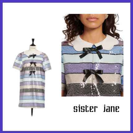 送料関税込☆【Sister Jane】スパンコール ミディワンピース スパンコール Sister Jane(シスタージェーン) ONEPIECE