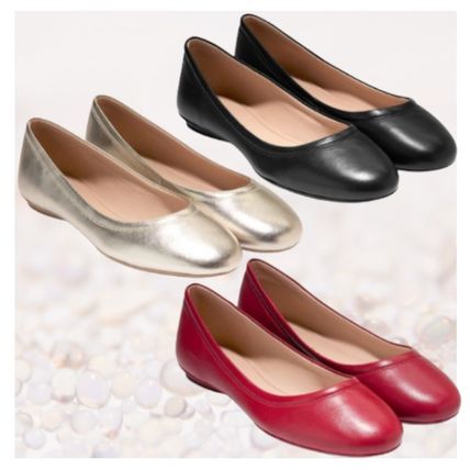 最も完璧な レッド（赤）系 フラットシューズ Haan(コールハーン) Cole 靴