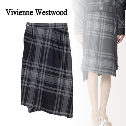 送料込/関税込■Vivienne Westwood■Orb デニムペンシルスカート Vivienne Westwood Orb スカート | ブルー | FARFETCH JP