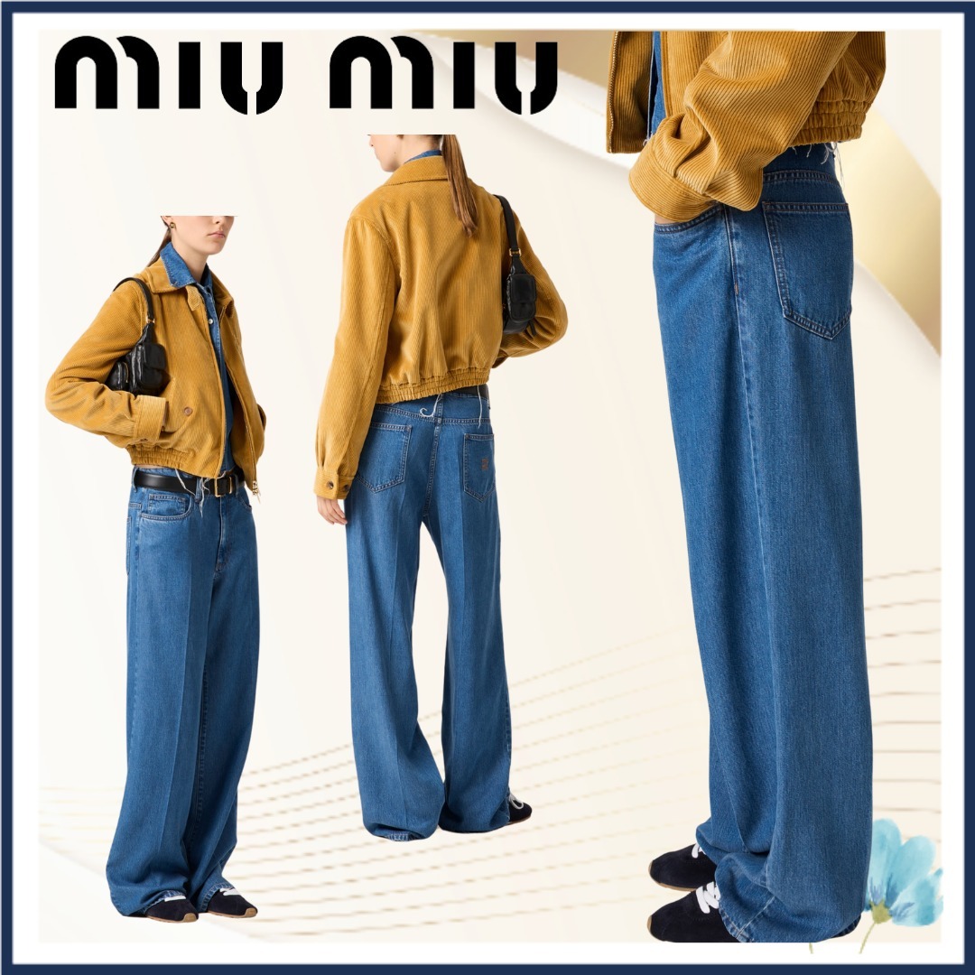【MiuMiu】5ポケットデニムジーンズ