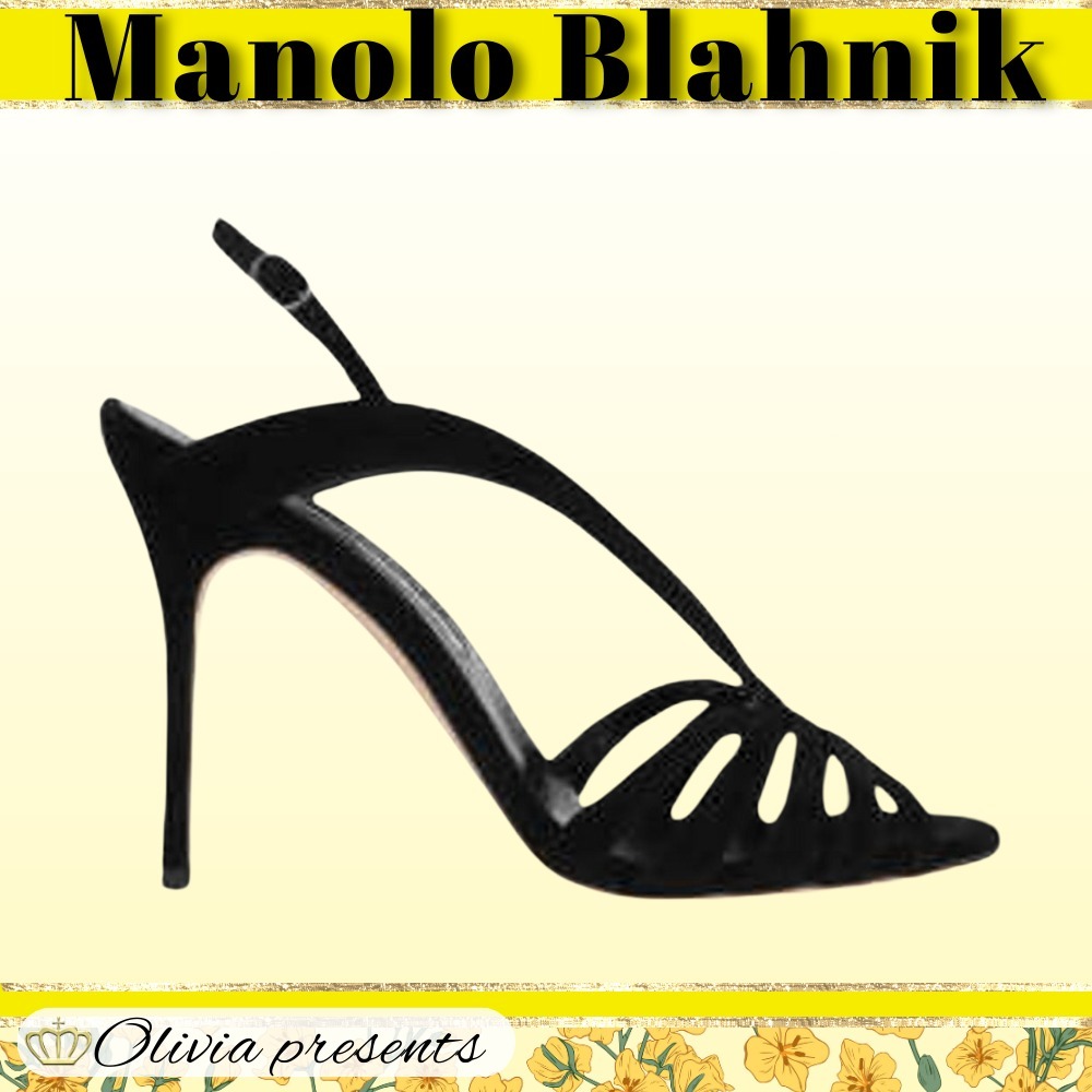 Manolo Blahnik>>サルディーナ ケージ デザイン サンダル