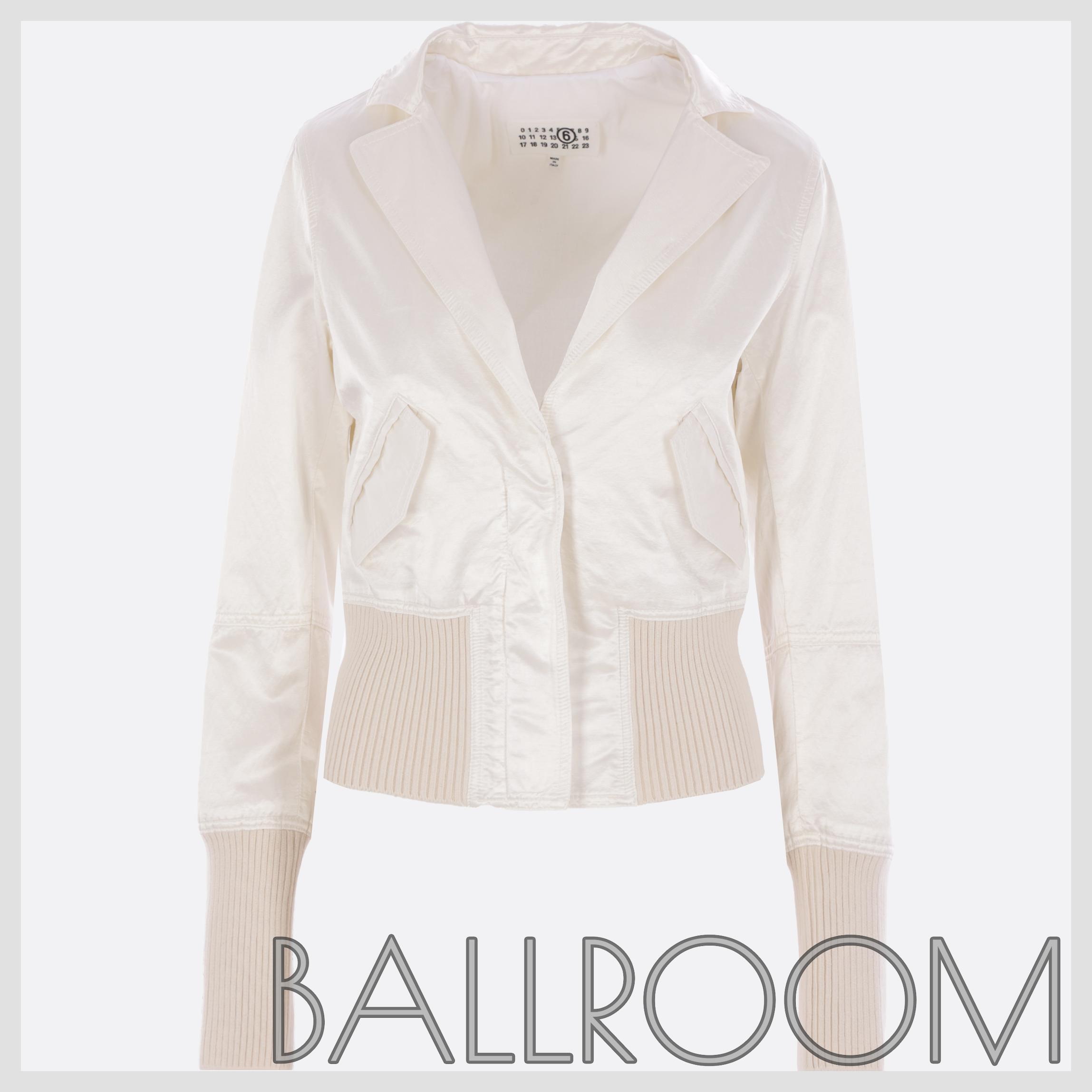ジャケット MM6 MAISON MARGIELA SATIN BOMBER JACKET