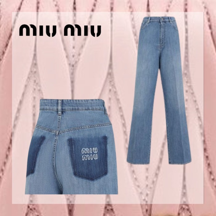 関税送料込 MIUMIU コットン ジーンズ