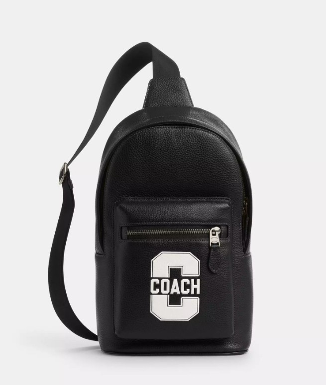 ショルダーバッグ COACH West Pack With Varsity Motif CAJ60