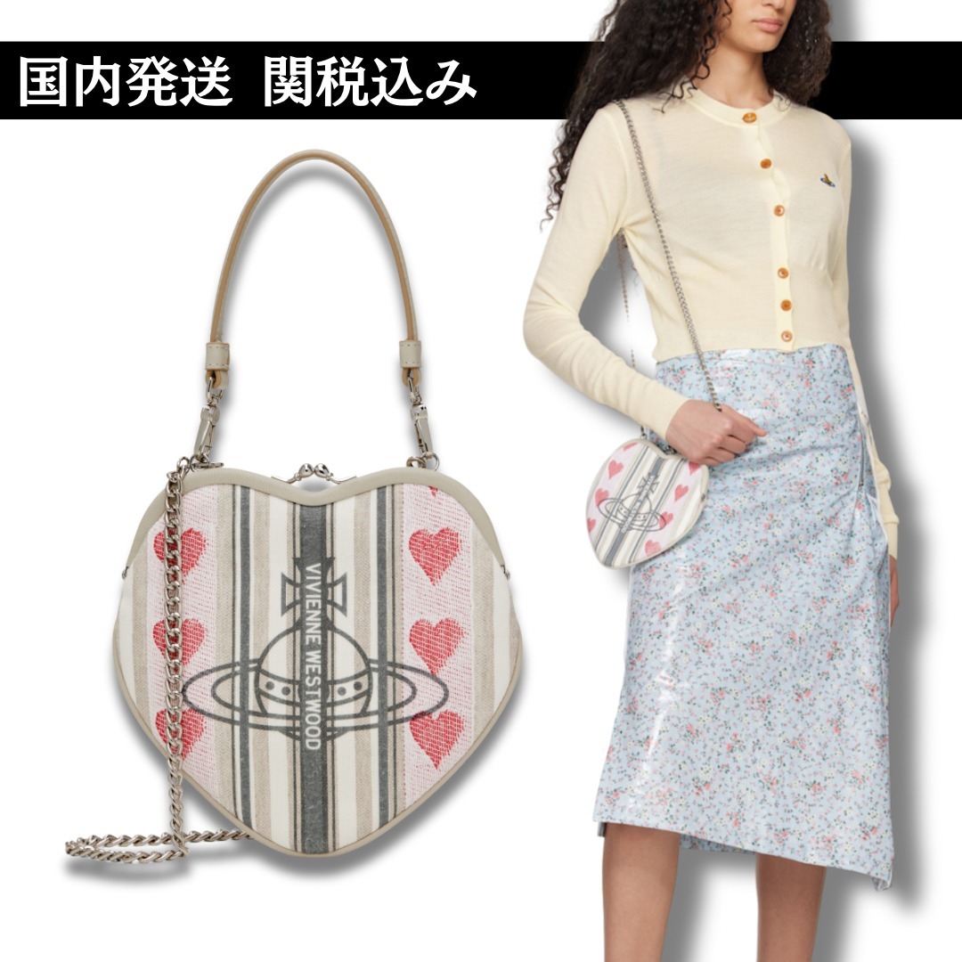 【関税込み】Belle Heart Frame リネンxヘンプ混平織りバッグ