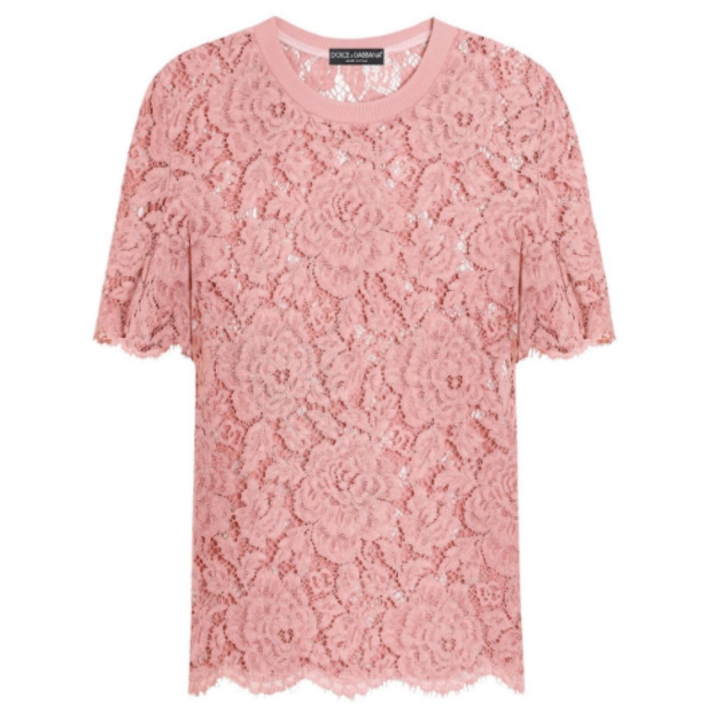 Tシャツ・カットソー DOLCE&GABBANA LACE TOP
