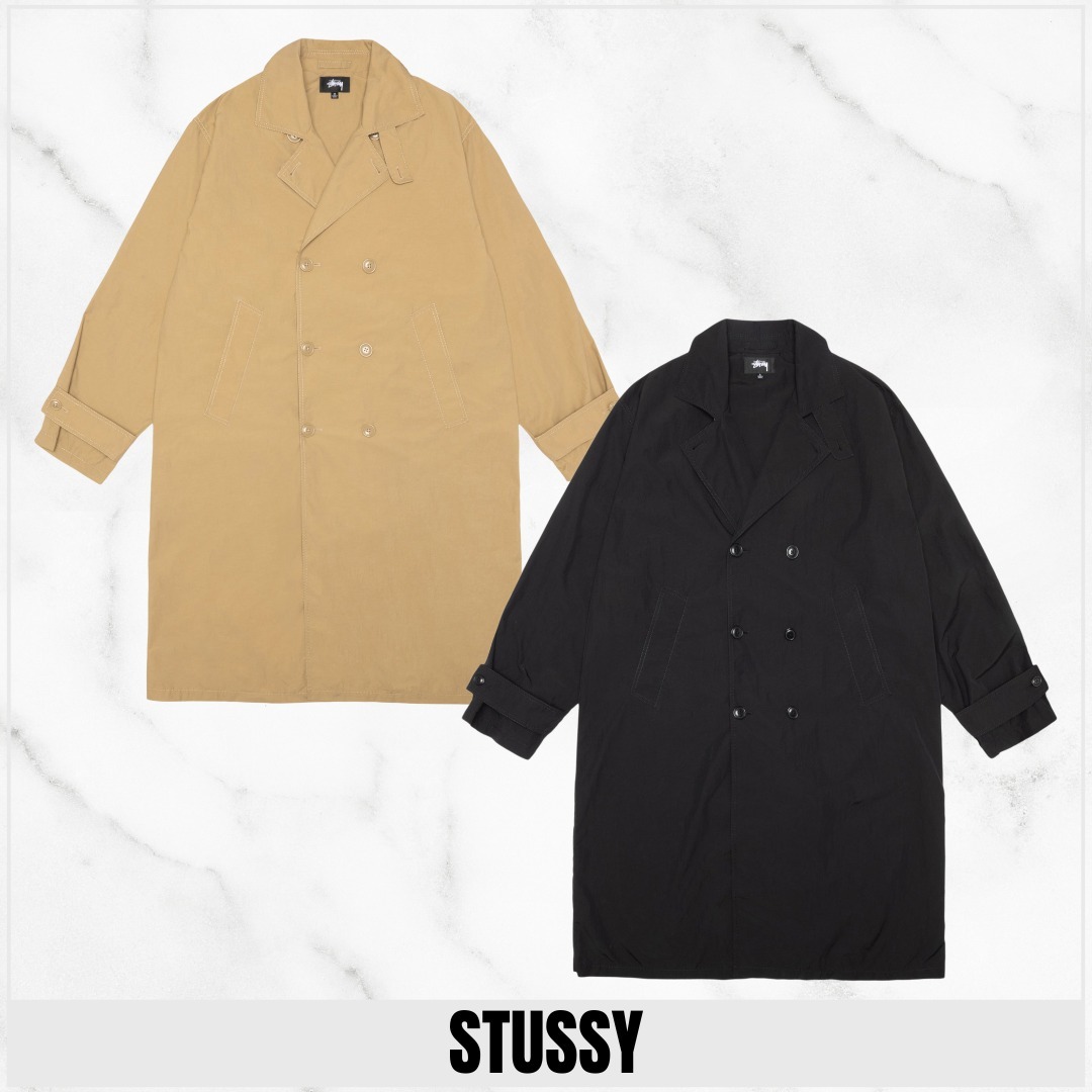 【Stussy】トレンチ ストリートスタイルに最適な撥水アウター