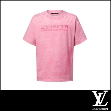 Louis Vuitton《ヴィンテージエフェクト Tシャツ》ピンク 直営店