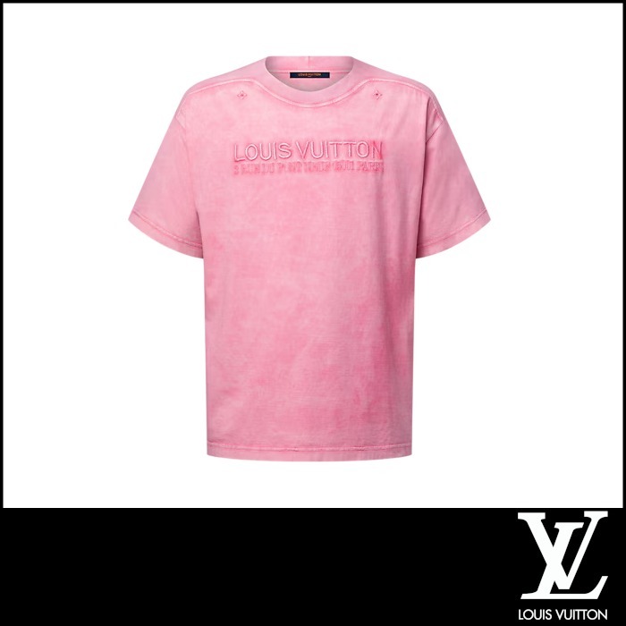 【ルイヴィトン】 ウォッシュドリブTシャツ