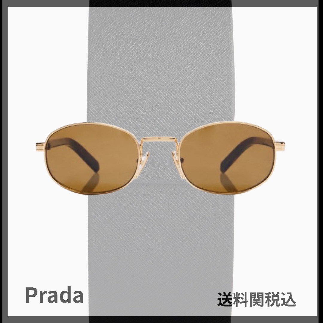 送料関税込み★Prada★オーバルサングラス