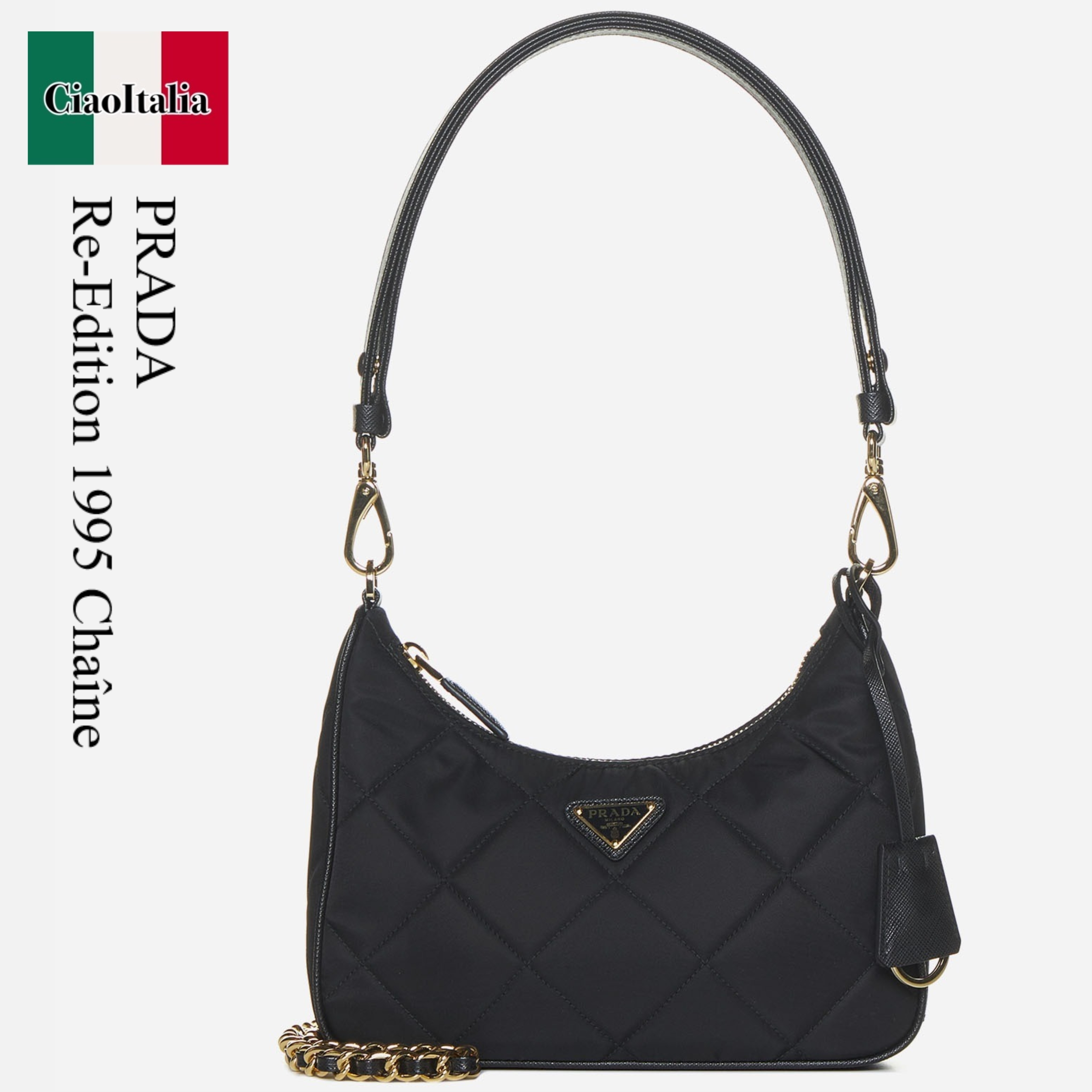 Prada Re-Edition 1995 チェーン Re-Nylon ミニバッグ