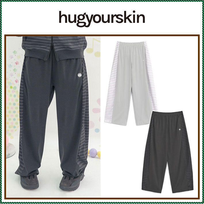 【hug your skin】 Stripe Korilakkuma jogger pants /追跡付