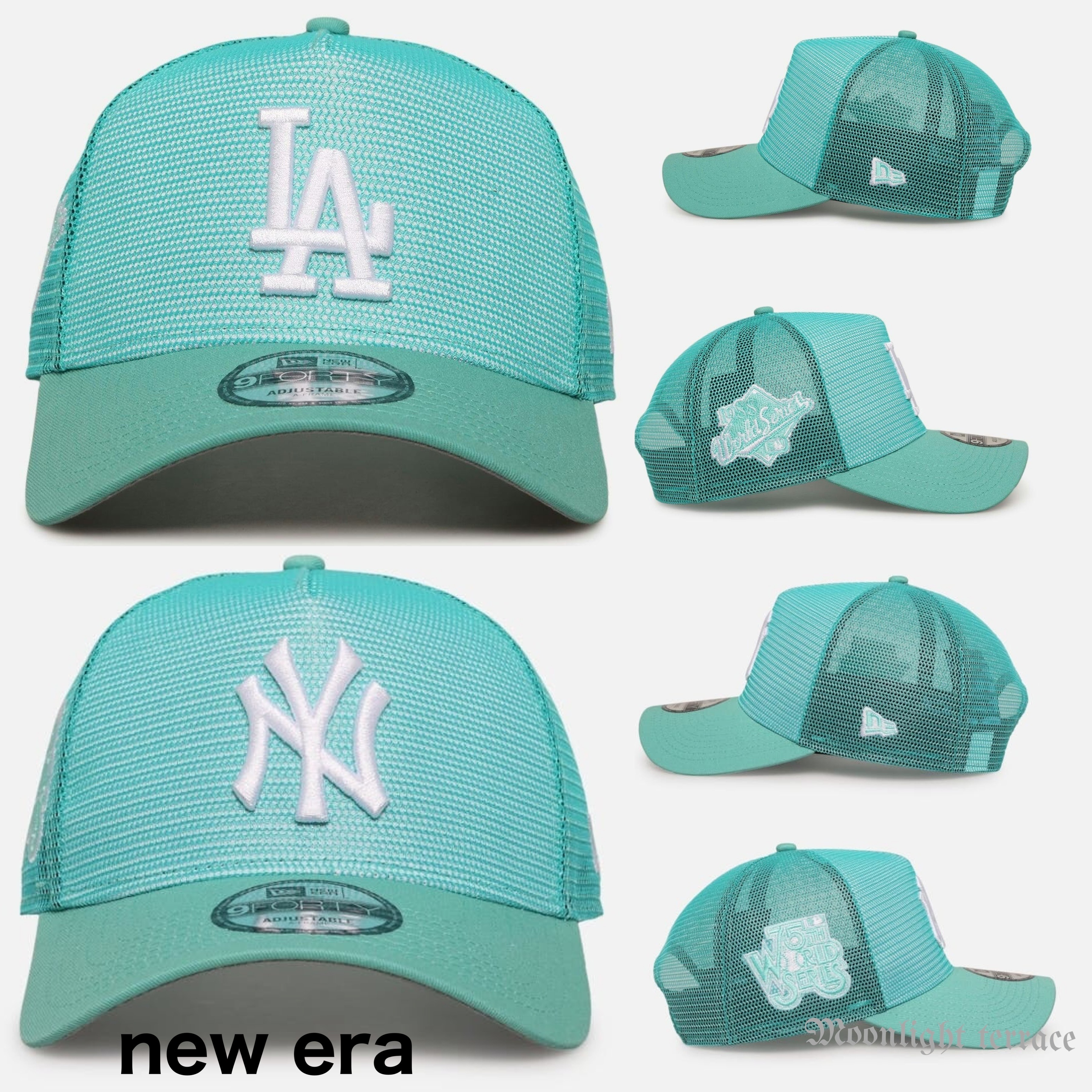 【NEW ERA】9FORTY ティファニーブルー メッシュキャップ