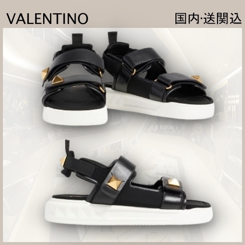 VALENTINO GARAVANI Rockstud Stud Sport レザーサンダル