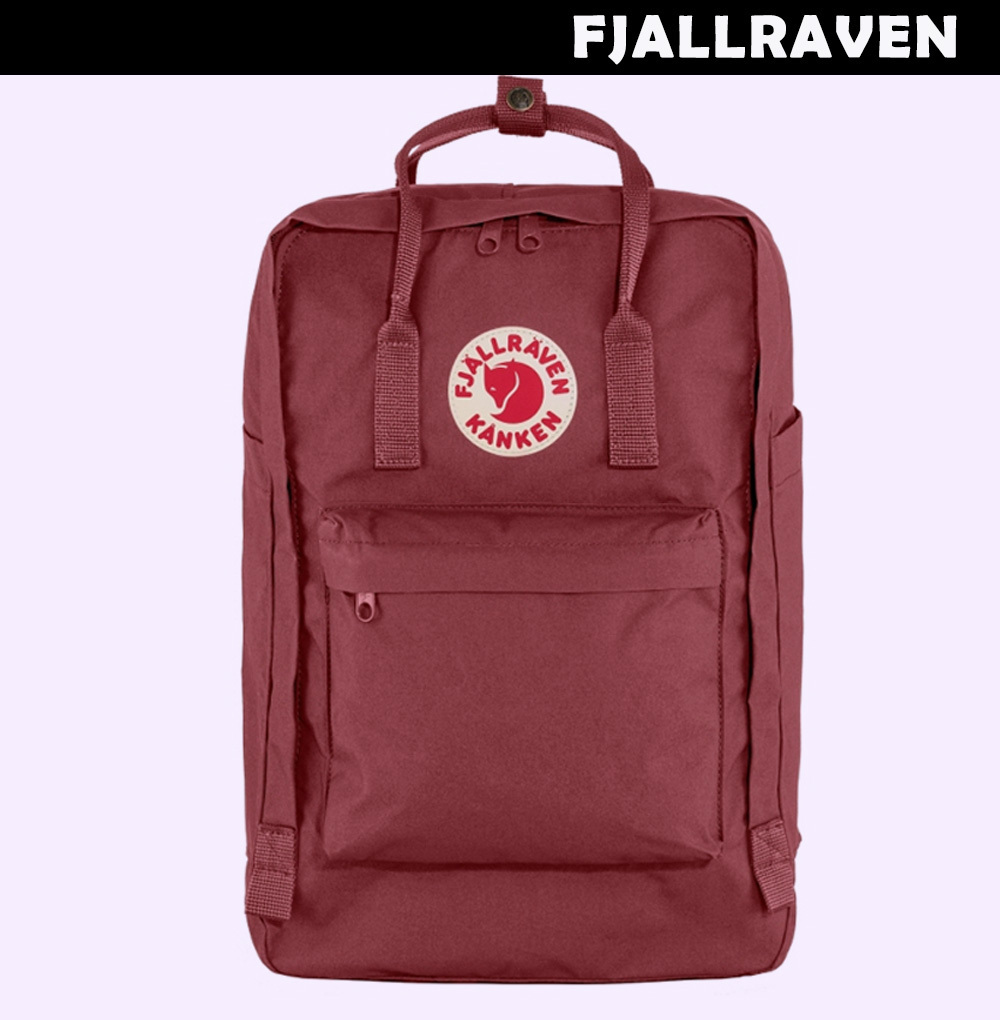 FJALLRAVEN ◆Kanken Laptop Backpack 17 - Ox Red