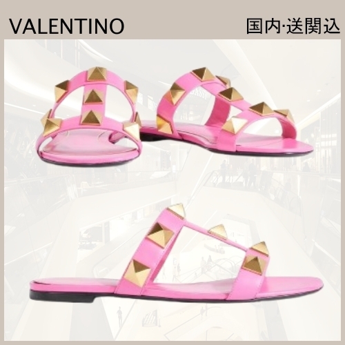 VALENTINO GARAVANI Roman Stud レザー サンダル