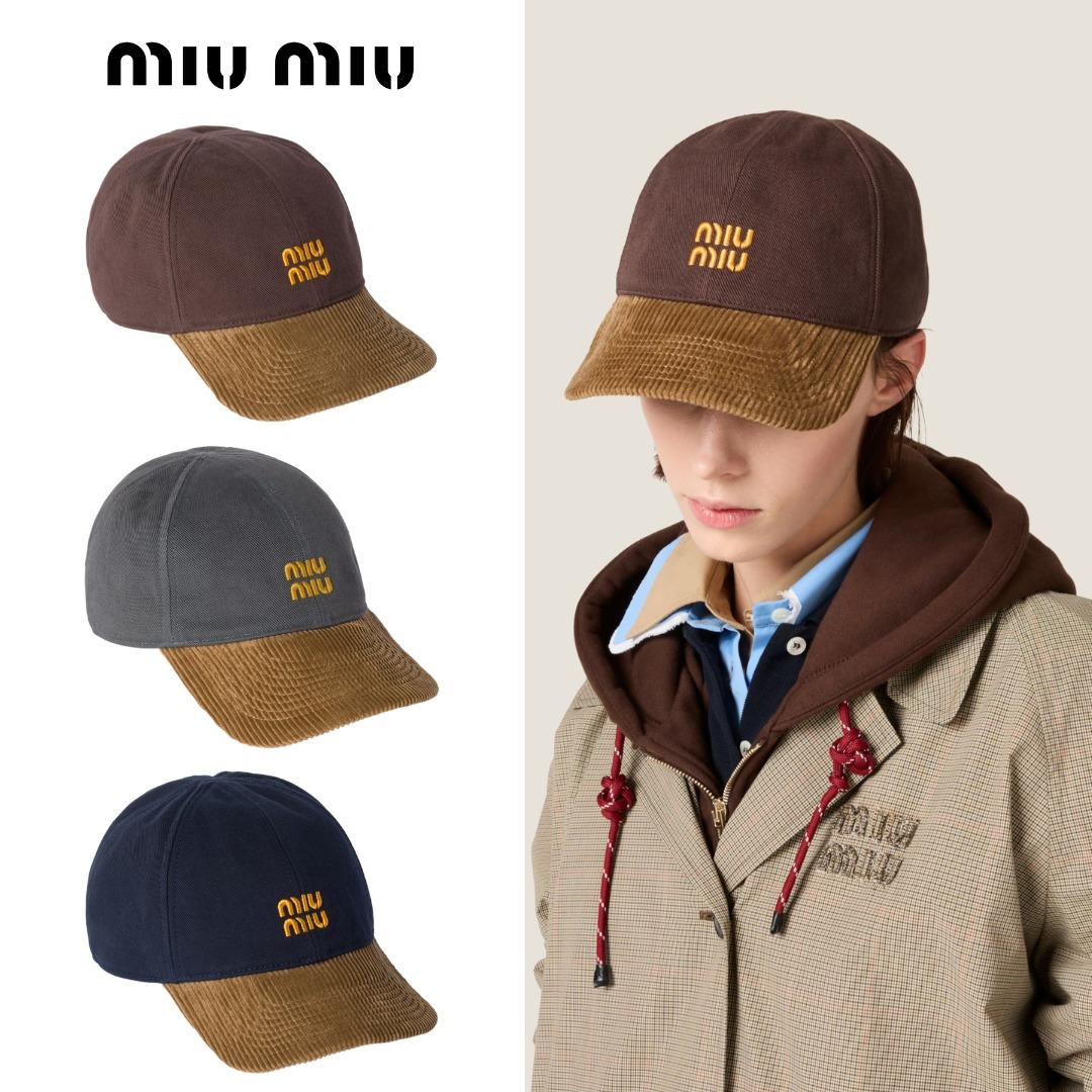 MiuMiu ミュウミュウ ベースボールキャップ