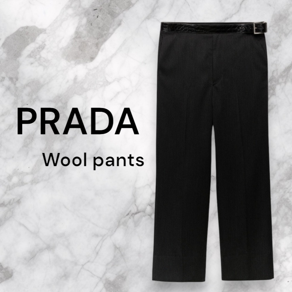 Prada＊Wool pants ウールパンツ＊送料込